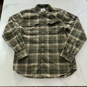 Fjällräven Singi Heavy Plaid Flannel Shirt, Size XL